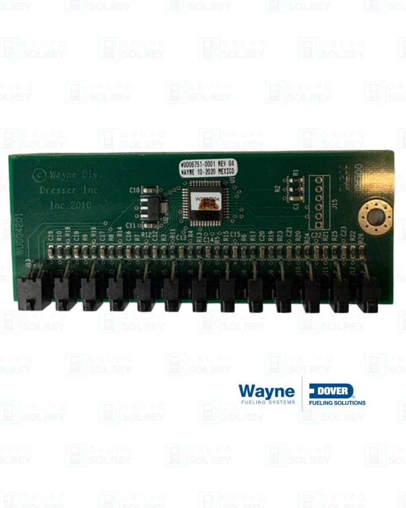 Tarjeta interfase con caja azul gasolina Polymer W2893842-0016